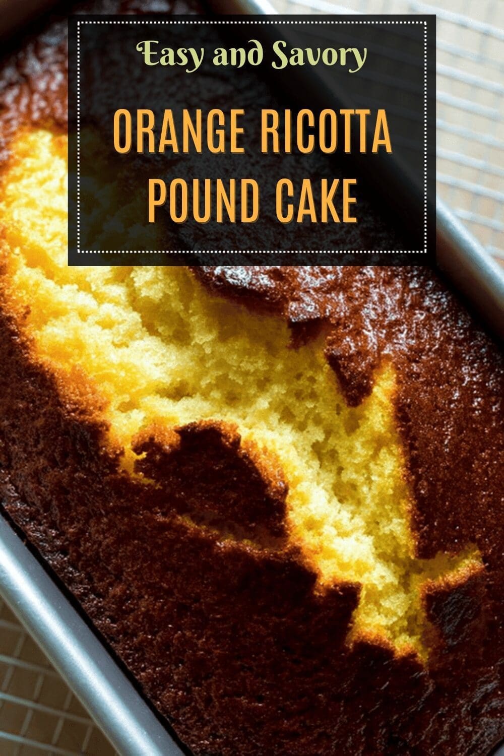 Orange Ricotta Pound Cake
