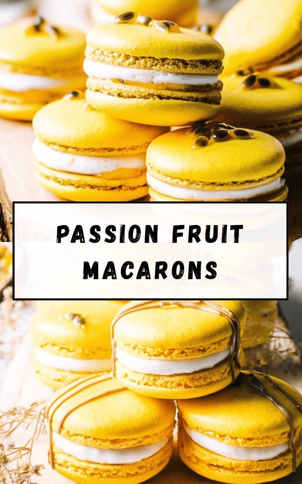 Passion Fruit Macarons