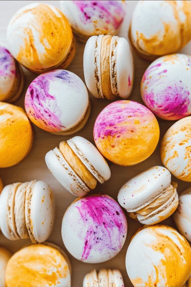 Passion Fruit Macarons Recipe With Tangy Filling And Crispy Shells 8 Passionfruit Macarons 36.Png