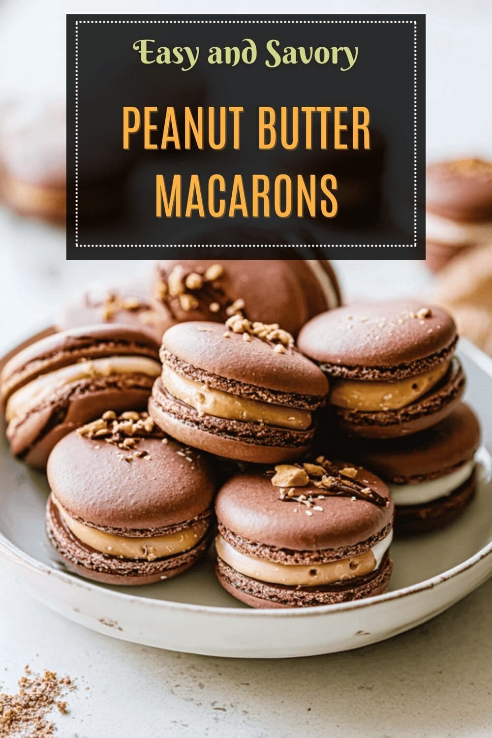 Peanut Butter Macarons