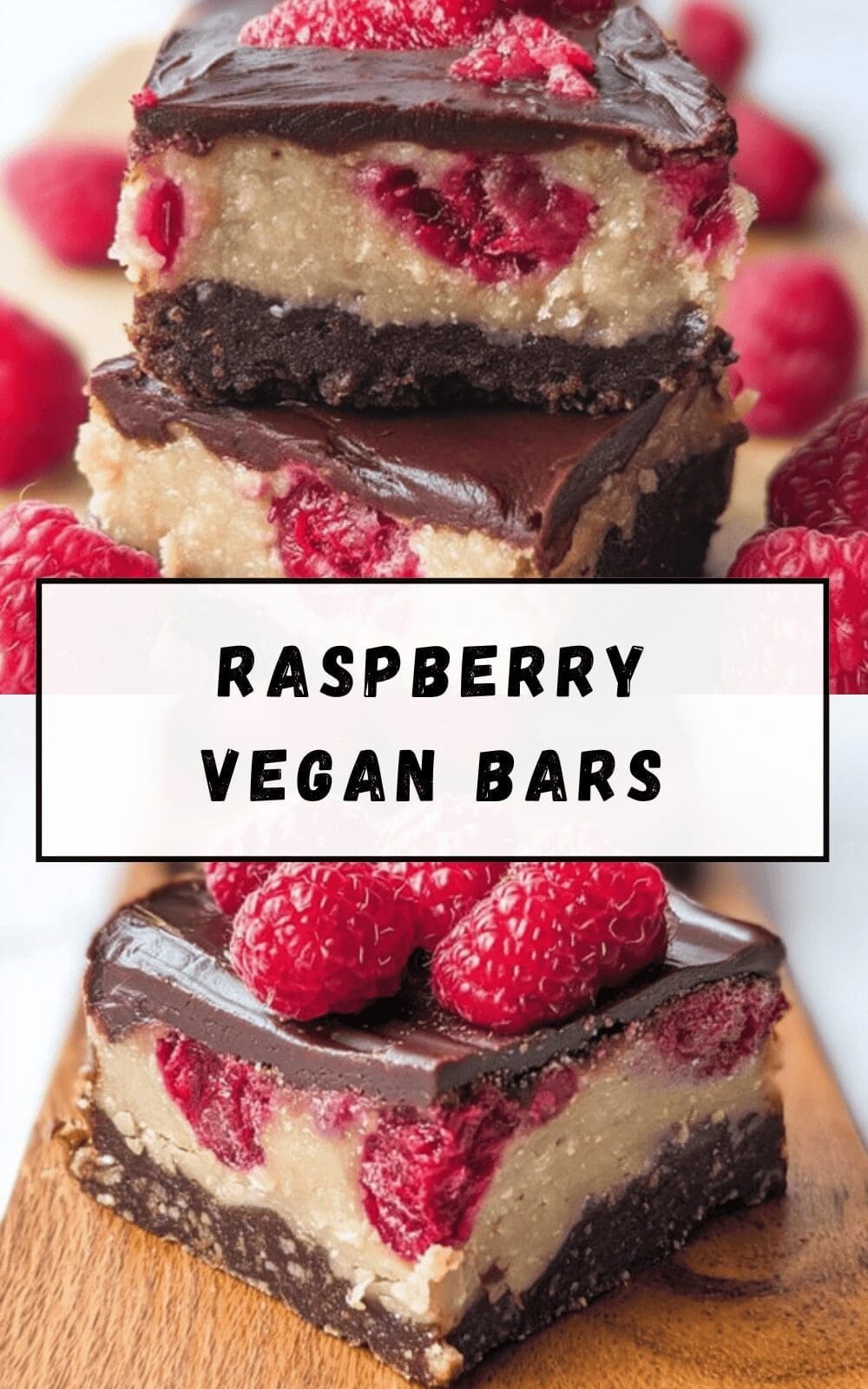 Raspberry Vegan Bars