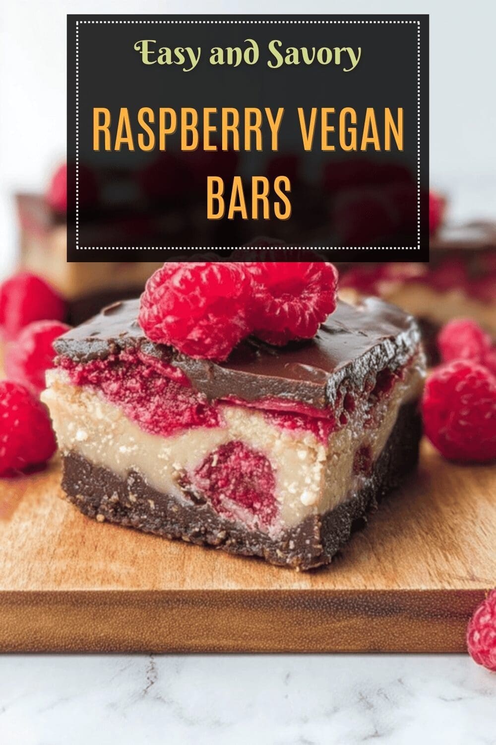 Raspberry Vegan Bars