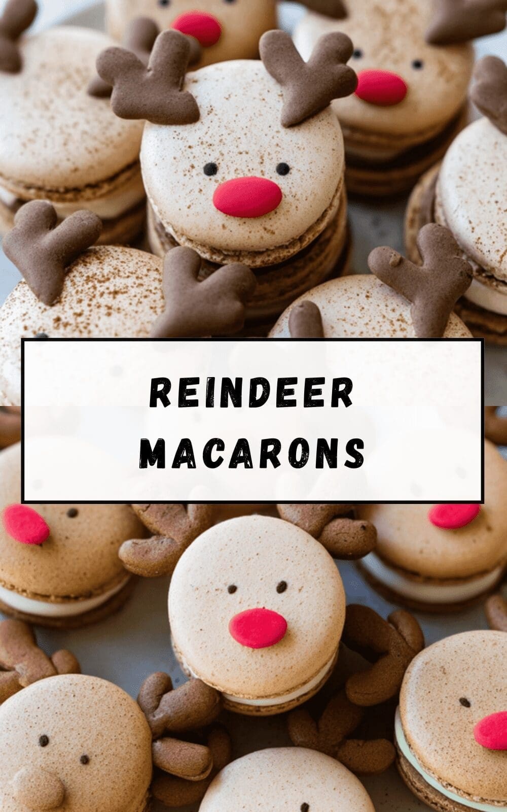 Reindeer Macarons Recipe For Festive Holiday Treats 6 Reindeer Macarons