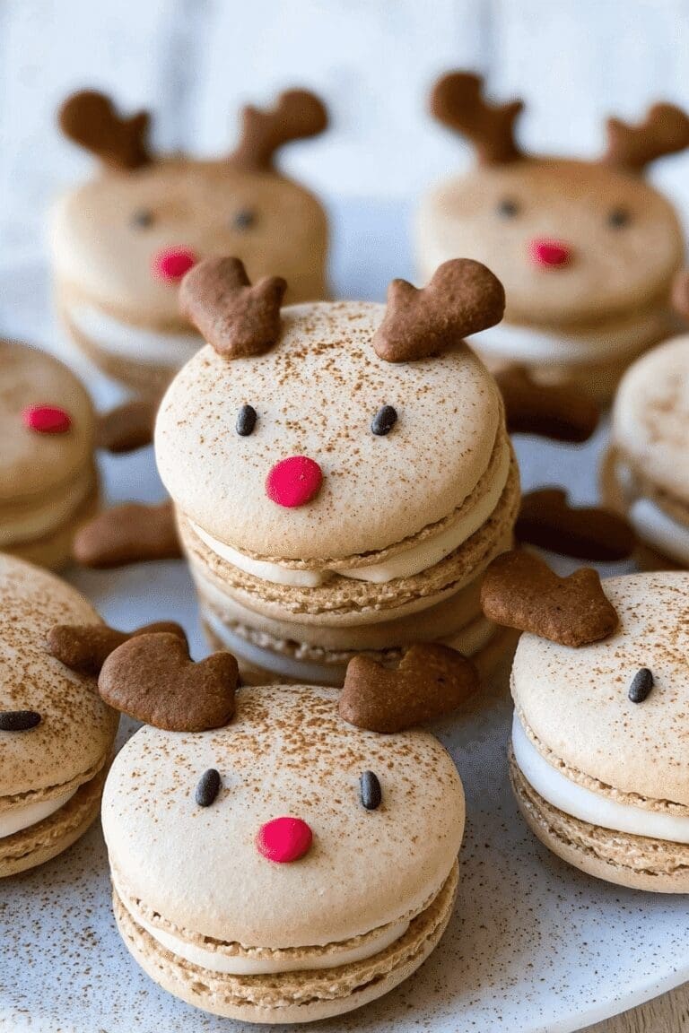 Reindeer Macarons Recipe For Festive Holiday Treats 8 Reindeer Macarons 97.Png