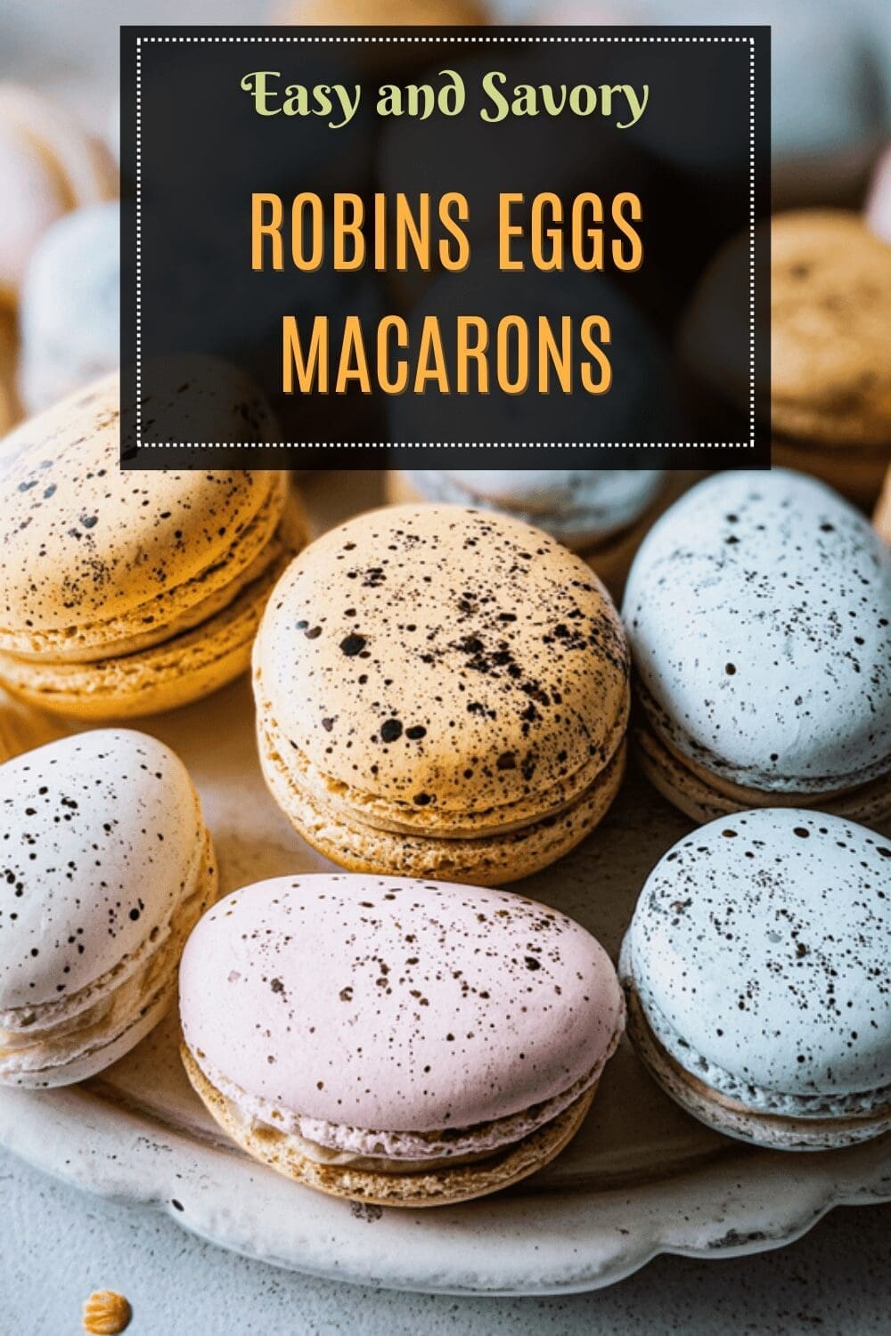 Robin’s Eggs Macarons Recipe With Creamy Filling And Crisp Shells 7 Robins Eggs Macarons