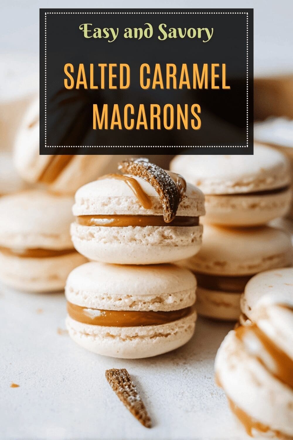 Salted Caramel Macarons
