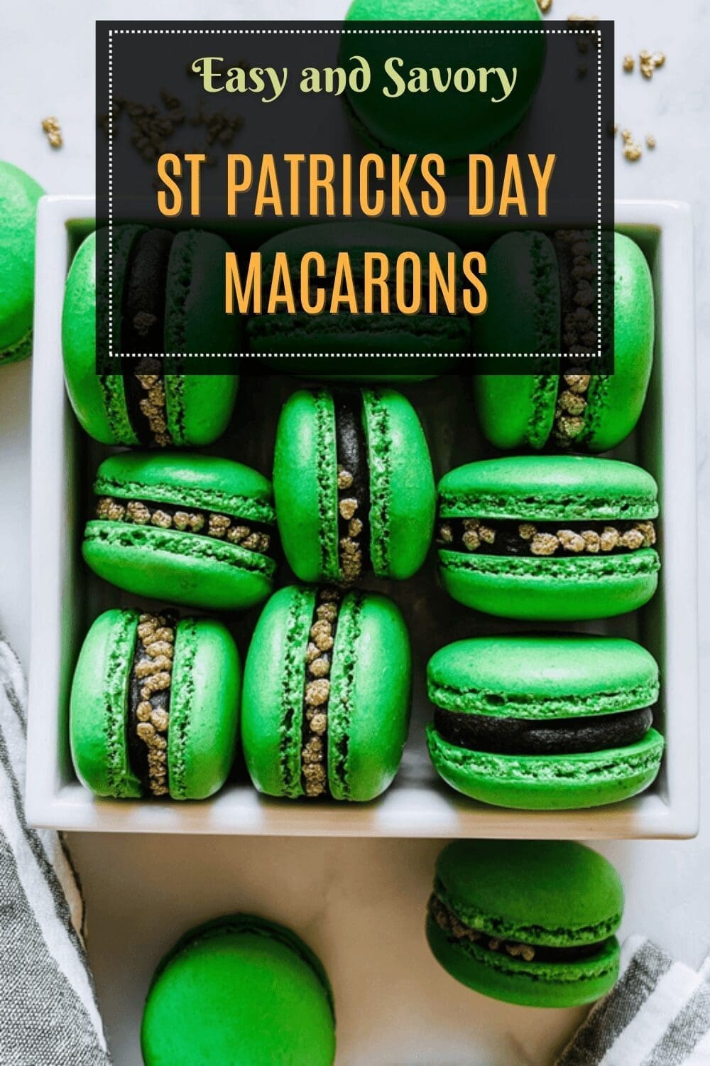 St Patrick’s Day Macarons Recipe With Festive Flavors And Colors 7 St Patricks Day Macarons