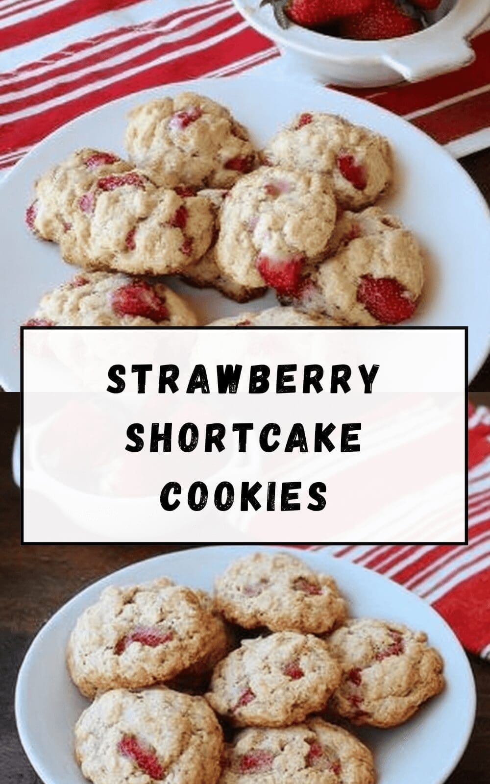 Strawberry Shortcake Cookies Recipe With Fresh Berries And Cream 6 Strawberry Shortcake Cookies