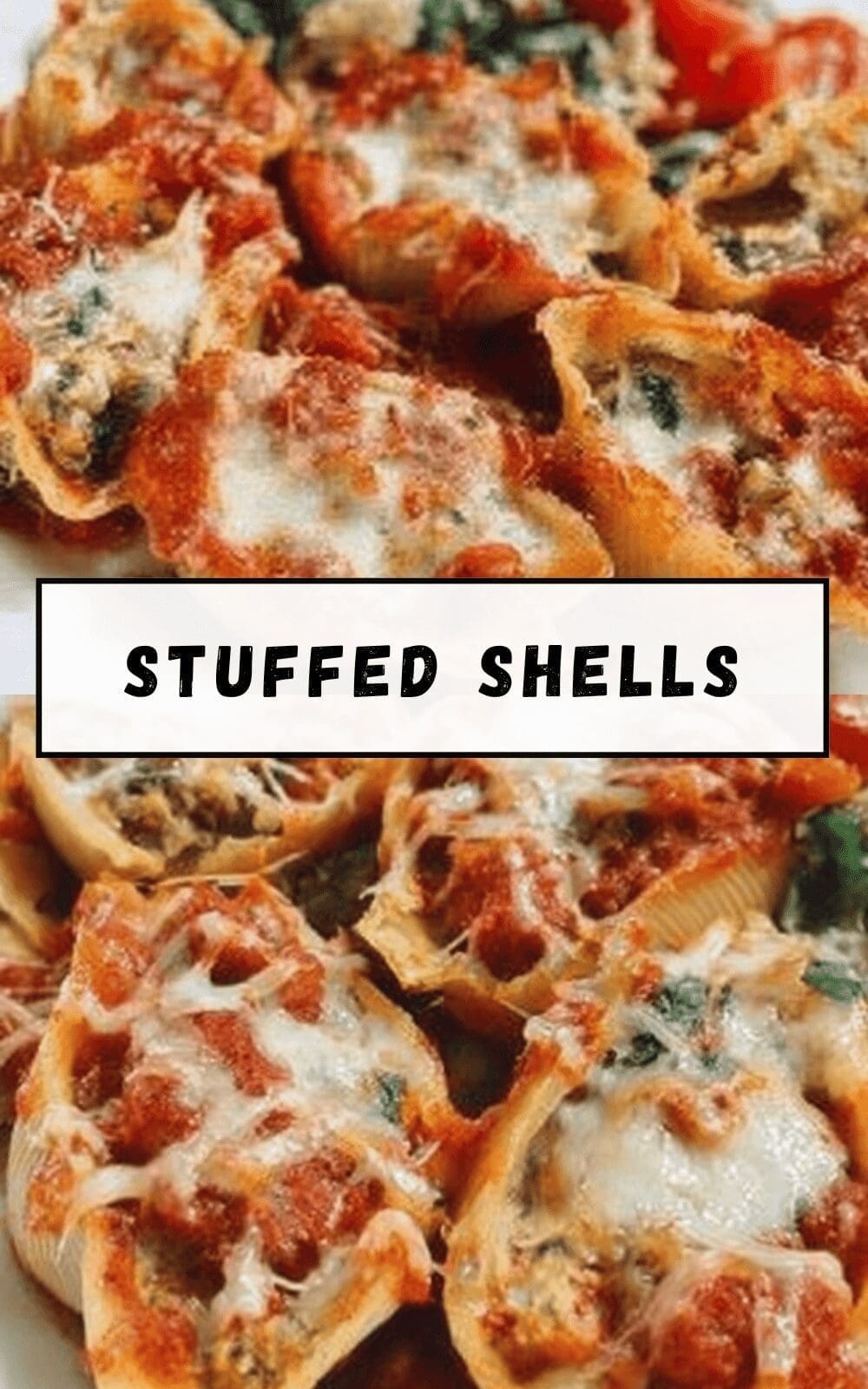Baked Stuffed Shells Recipe With Savory Cheese And Spinach Filling 6 Stuffed Shells