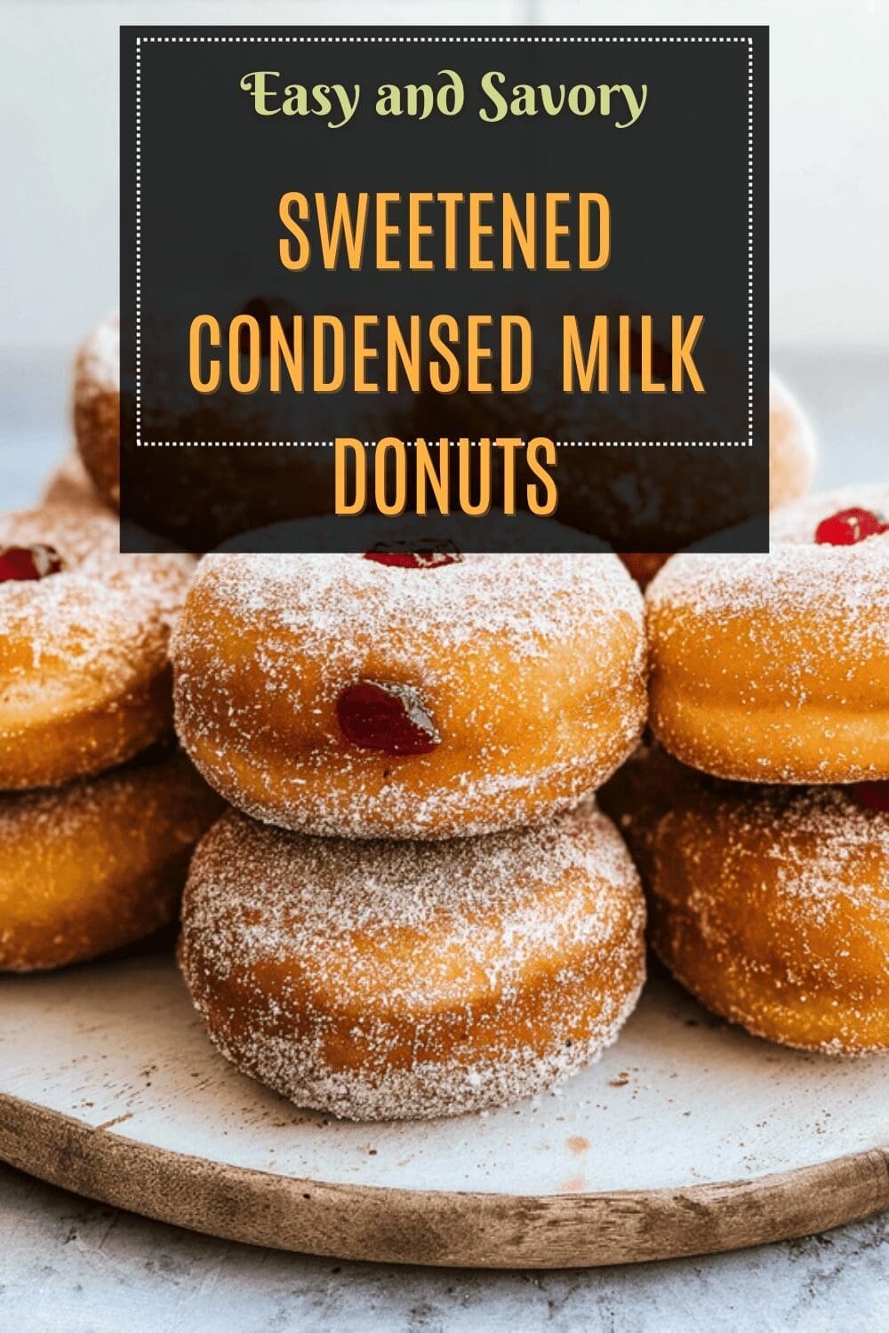 Sweetened Condensed Milk Donuts