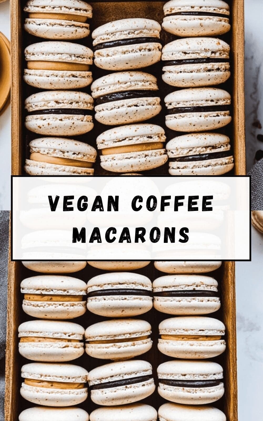 Vegan Coffee Macarons