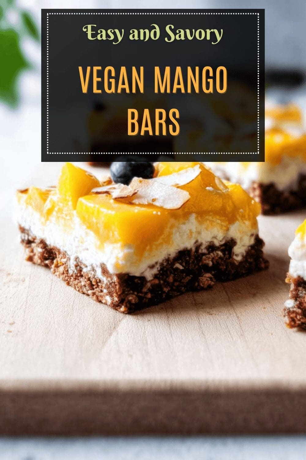 Vegan Mango Bars