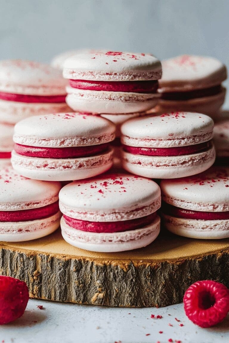 Vegan Raspberry Macarons 5.Png