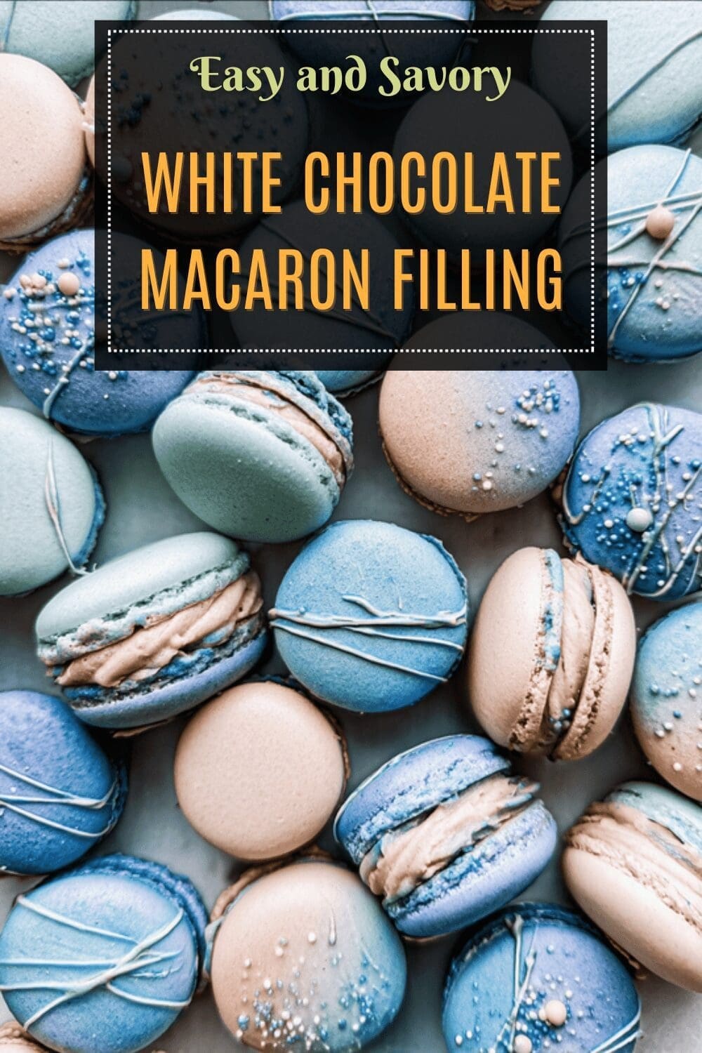 White Chocolate Macaron Filling