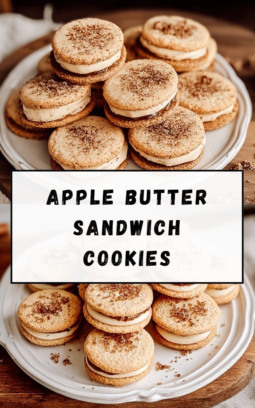 Apple Butter Sandwich Cookies With Candied Bacon Sprinkles 6 Apple Butter Sandwich Cookies