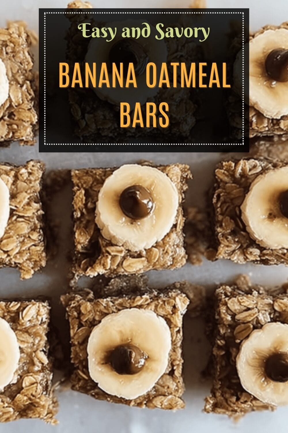 Banana Oatmeal Bars
