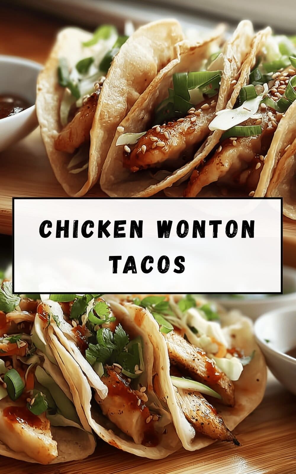 Chicken Wonton Tacos Recipe With Crispy, Flavorful Filling 6 Chicken Wonton Tacos