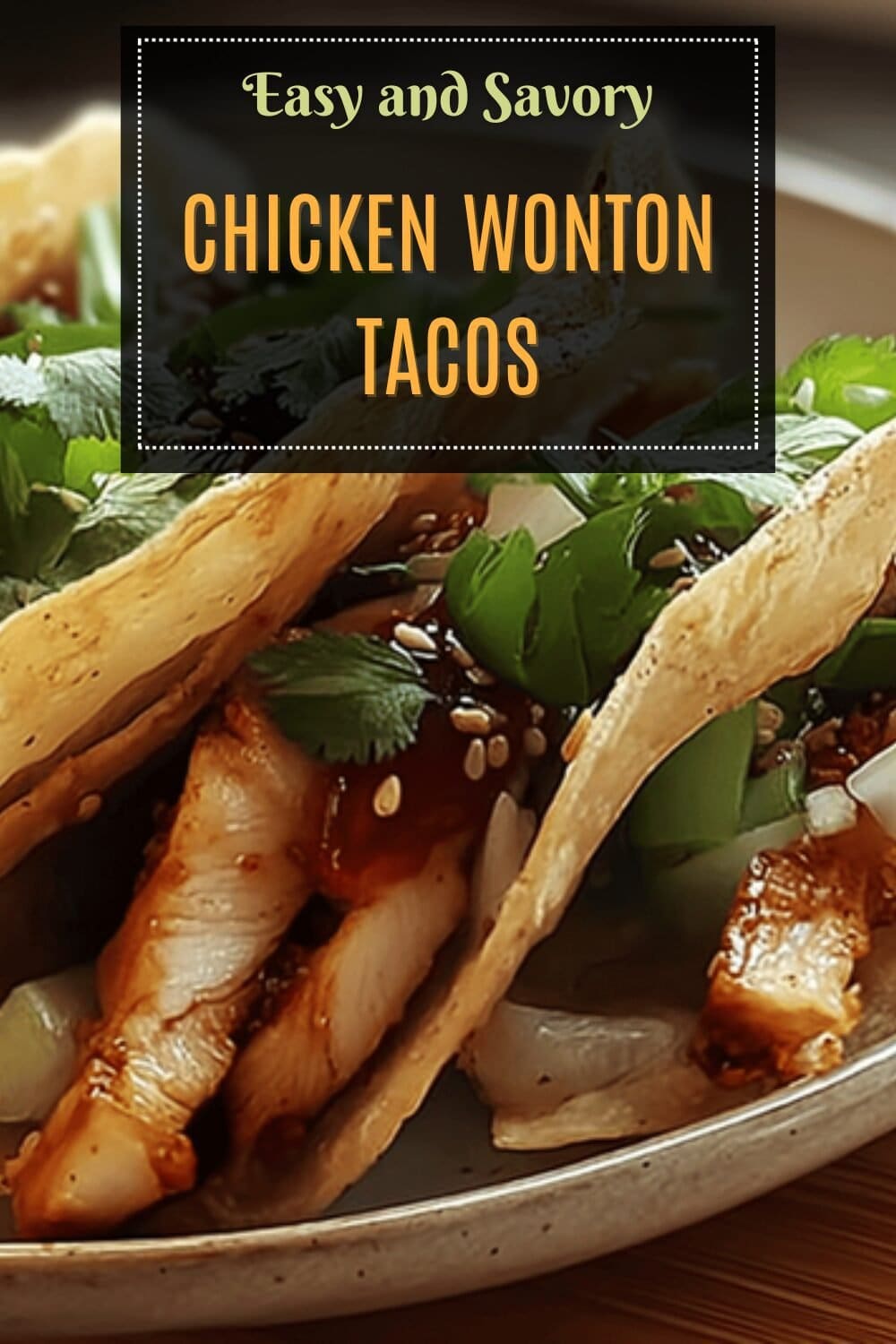 Chicken Wonton Tacos Recipe With Crispy, Flavorful Filling 7 Chicken Wonton Tacos