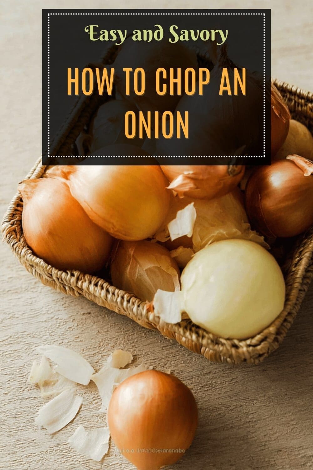 How To Chop An Onion