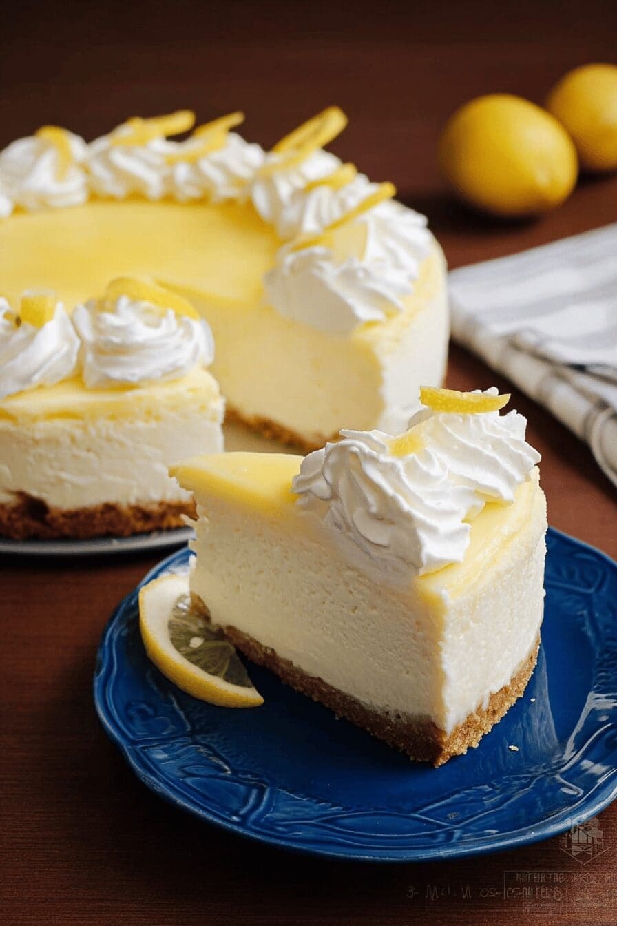 Lemon Cheesecake Recipe With Creamy Citrus Flavor And Easy Preparation 6 Lemon Cheesecake