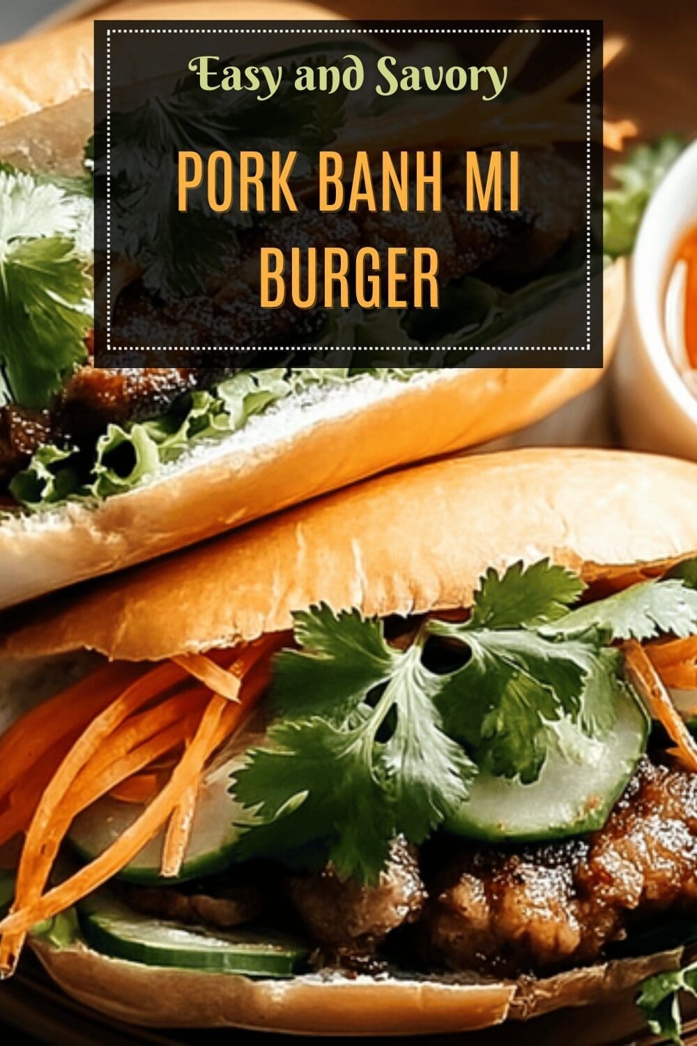 Pork Banh Mi Burger