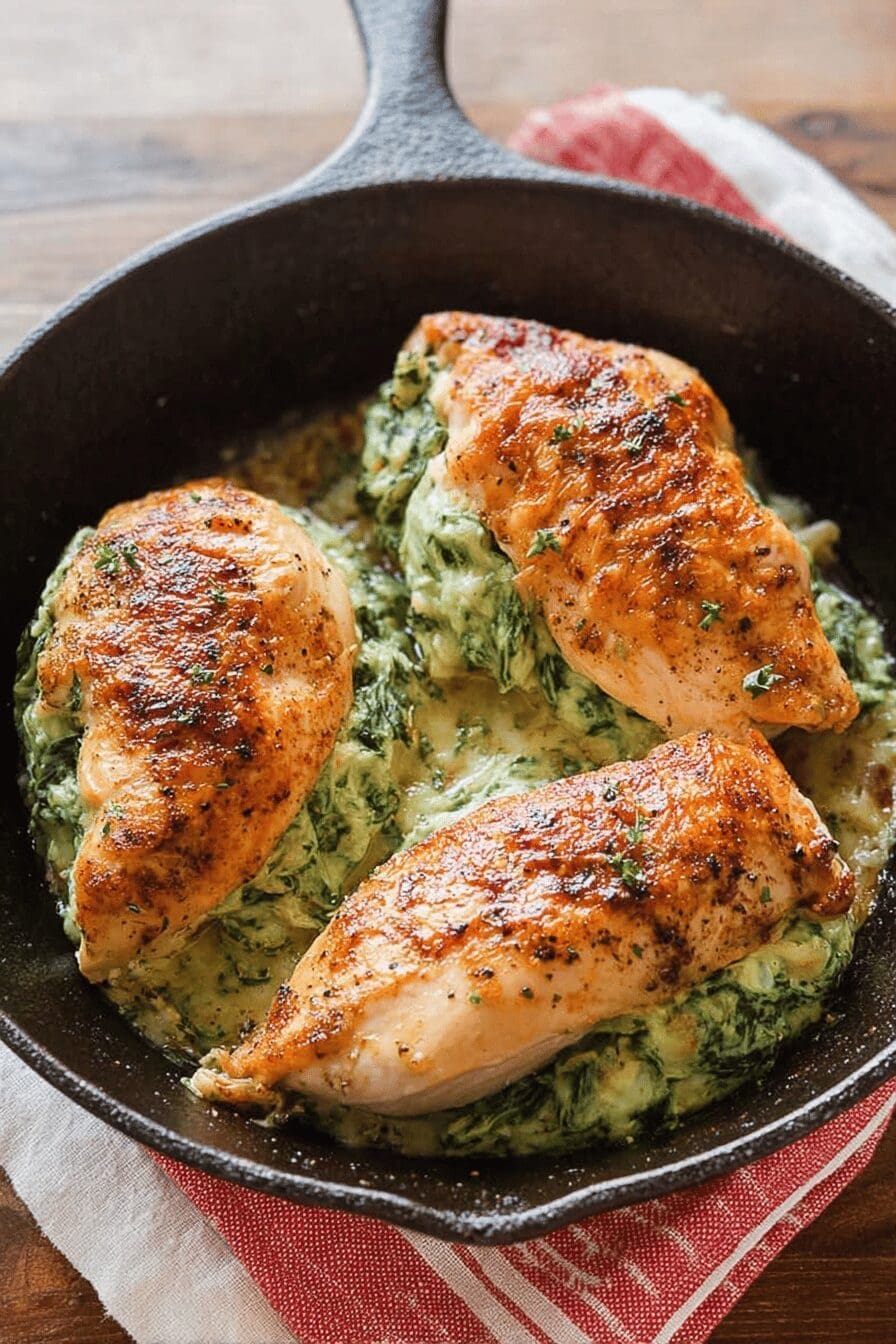 Spinach Stuffed Chicken Breasts Recipe With Creamy Filling And Easy Cooking Tips 6 Spinach Stuffed Chicken