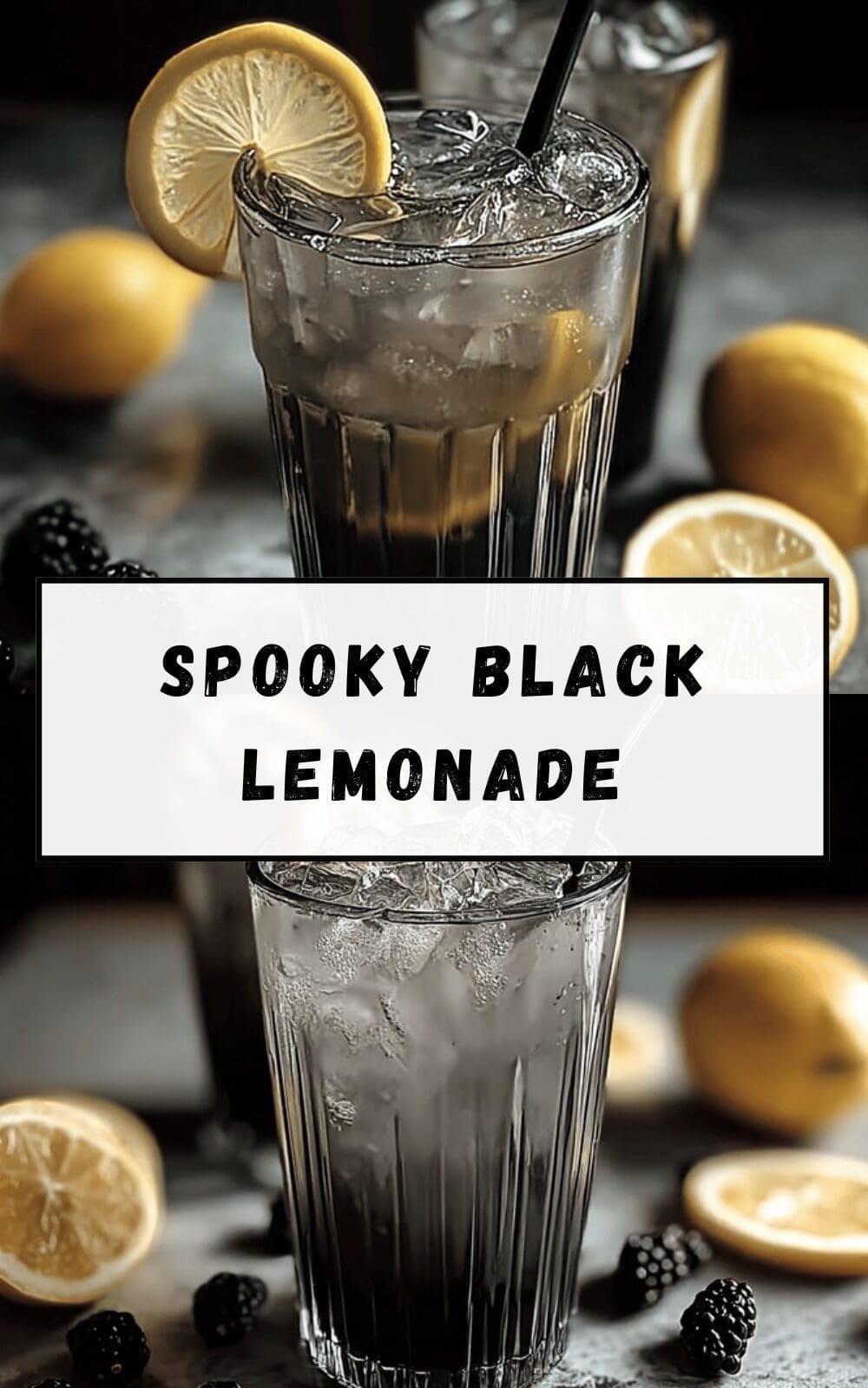 Spooky Black Lemonade