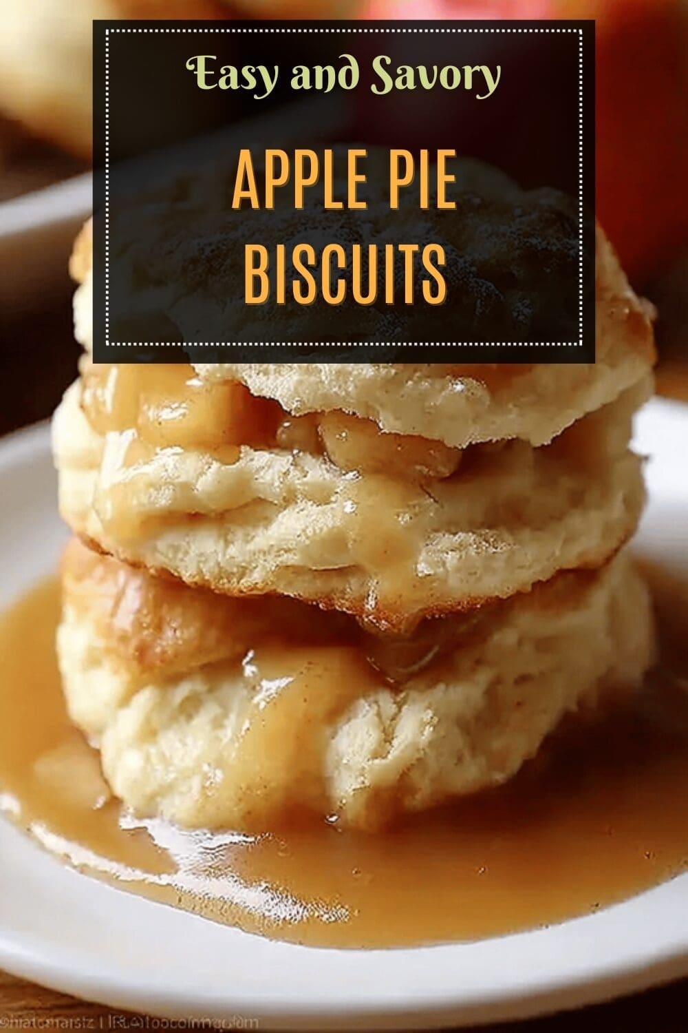 Apple Pie Biscuits Recipe With Cinnamon And Brown Sugar Filling 7 Apple Pie Biscuits