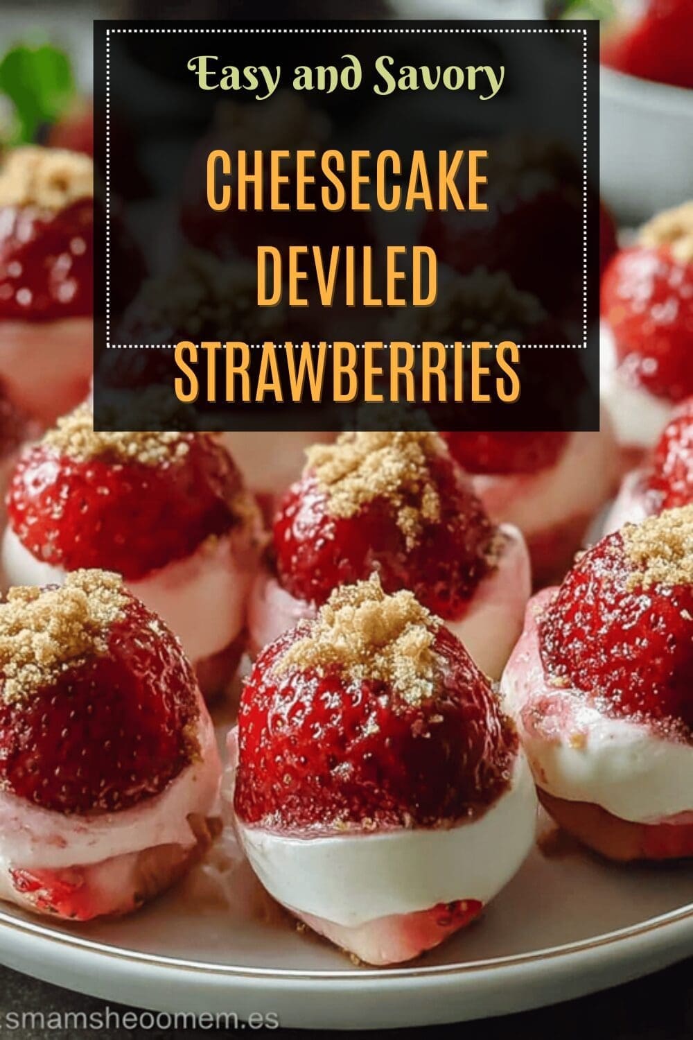 Cheesecake Deviled Strawberries Recipe For A Sweet Treat 7 Cheesecake Deviled Strawberries