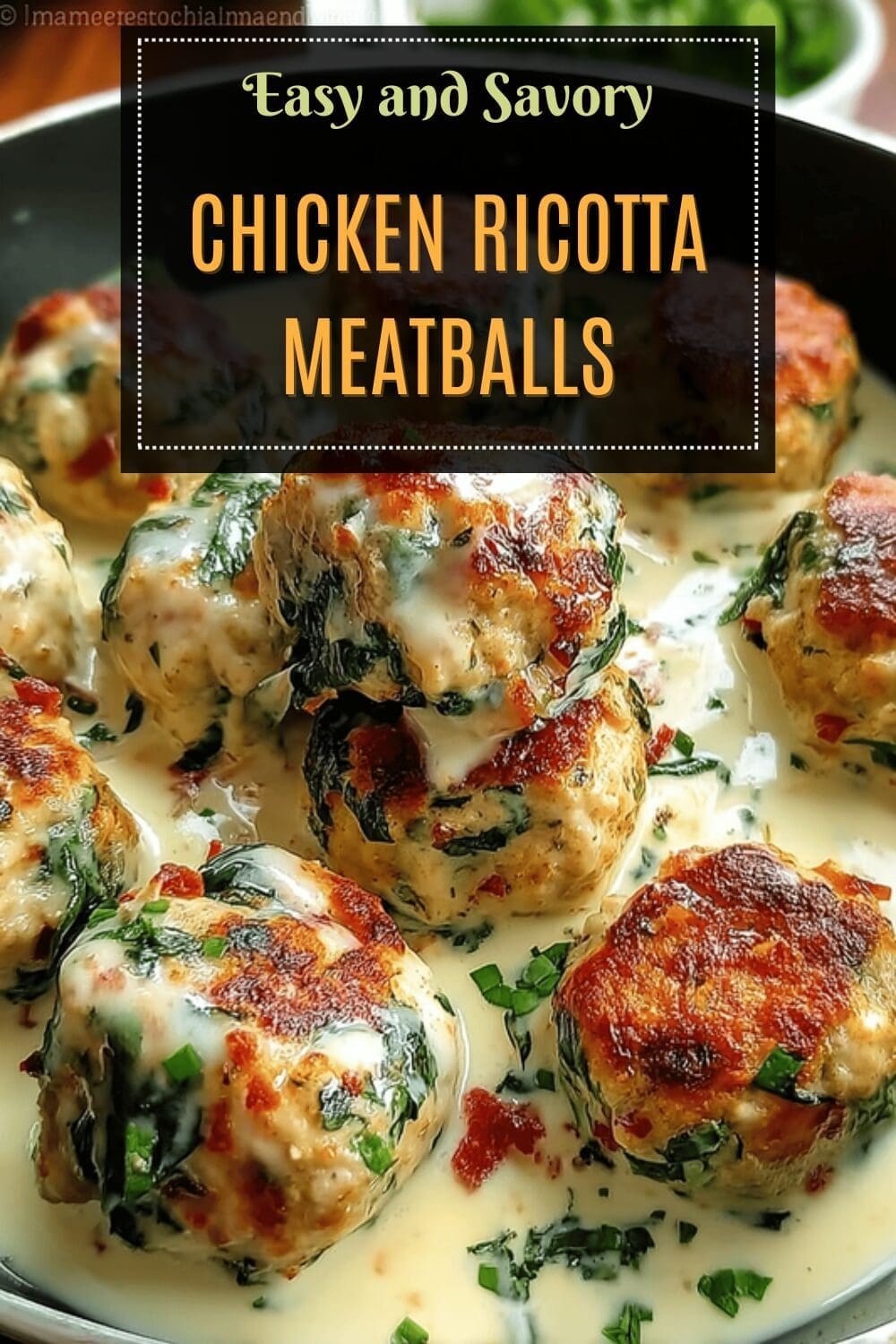 Chicken Ricotta Meatballs Recipe Baked Or Pan-Fried Options 7 Chicken Ricotta Meatballs