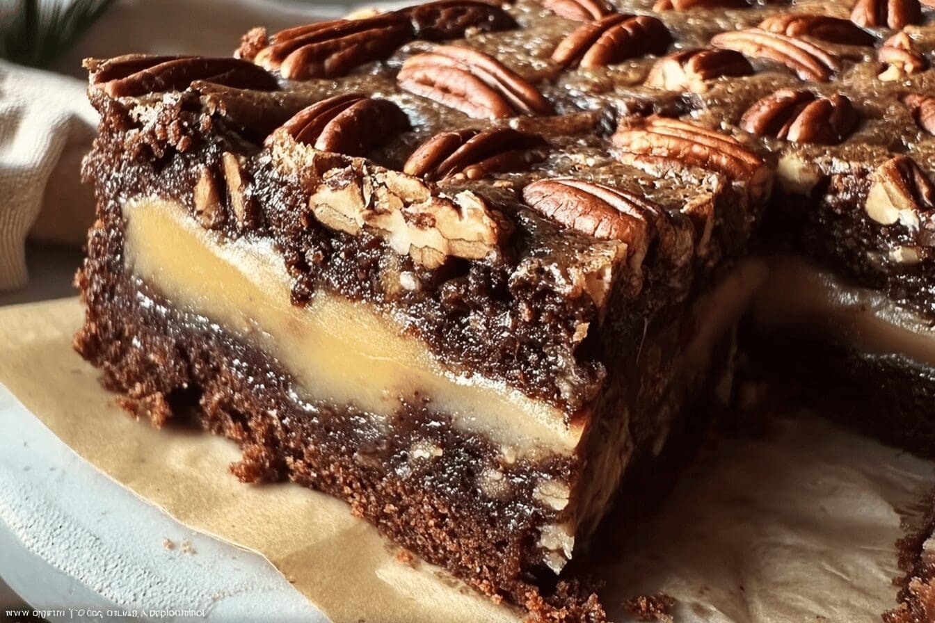 Chocolate Pecan Butter Cake
