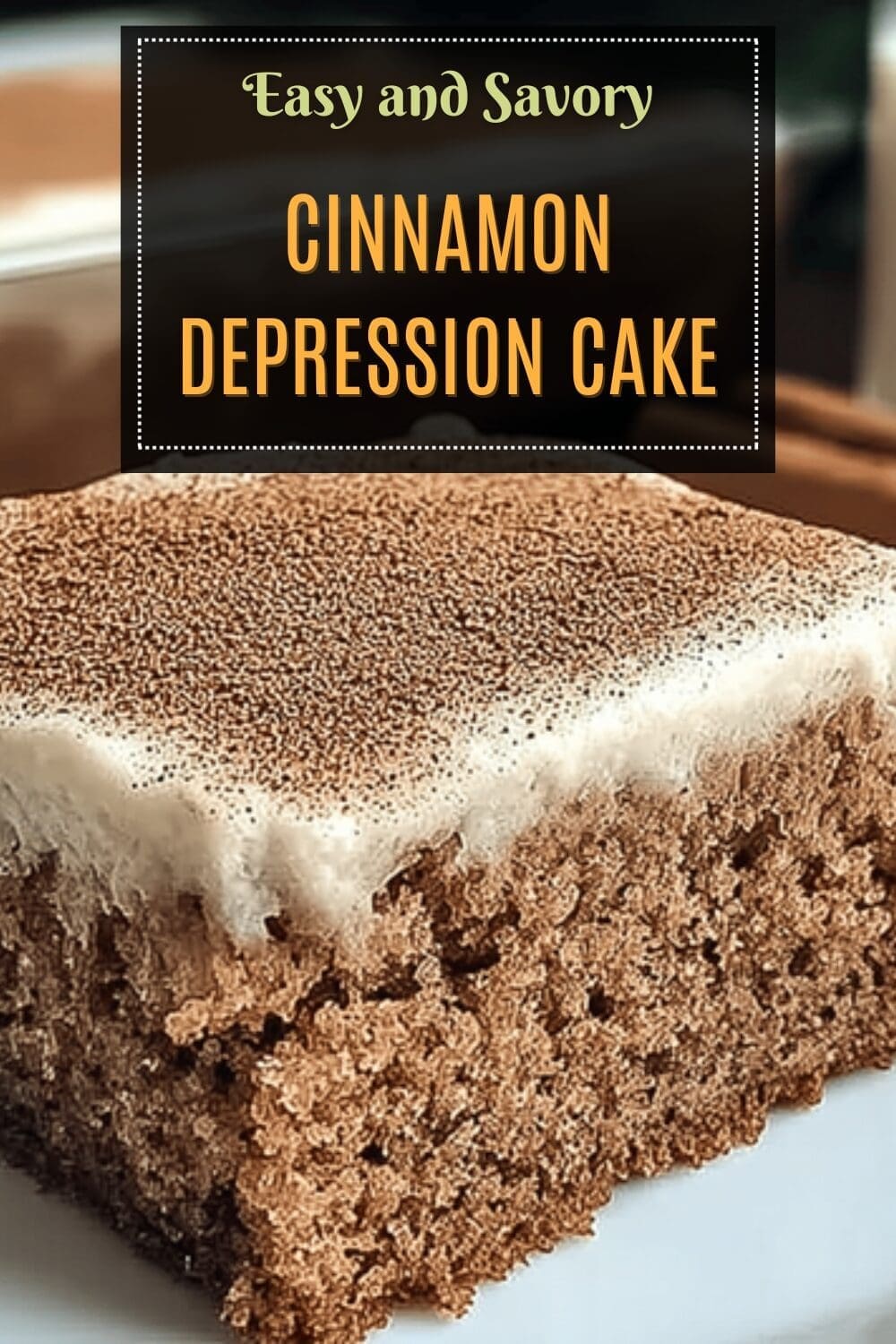 Cinnamon Crazy Cake Recipe Made Easy And Delicious 7 Cinnamon Depression Cake