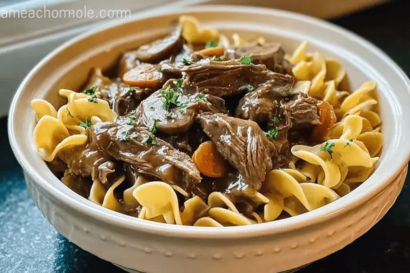 Slow-Cooker Beef Tips With Tender Noodles Recipe For Easy Dinners 6 Crockpot Beef Tips Noodles