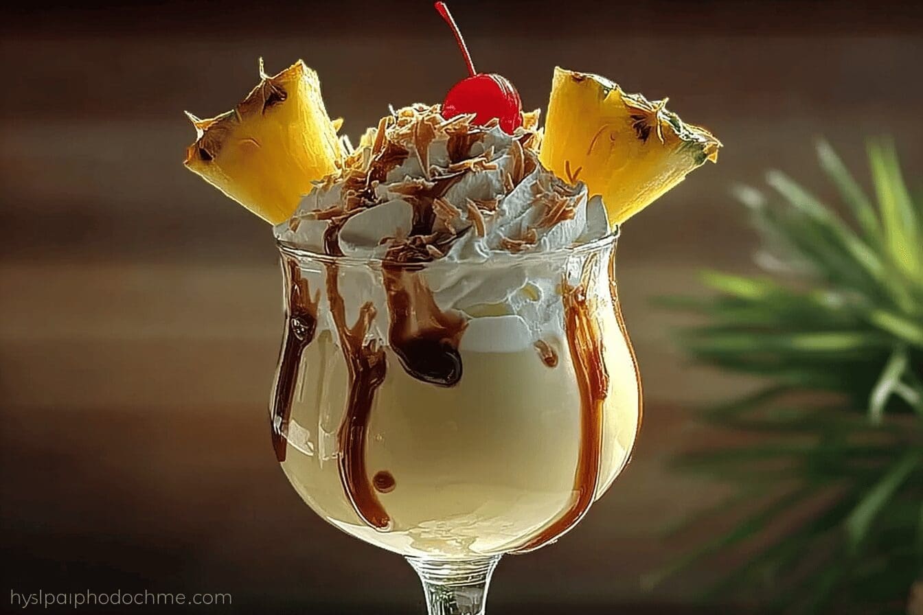 Ice Cream Sundae Pina Colada