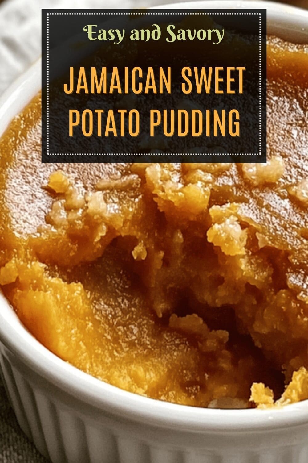 Jamaican Sweet Potato Pudding