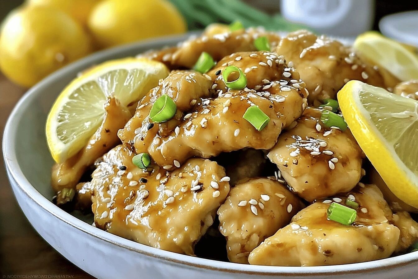 Easy Lemon Chicken Recipe With Simple Ingredients And Quick Preparation 6 Lemon Chicken