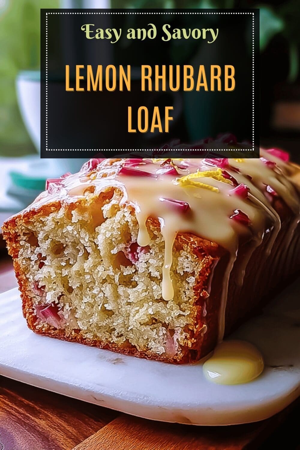 Lemon Rhubarb Loaf