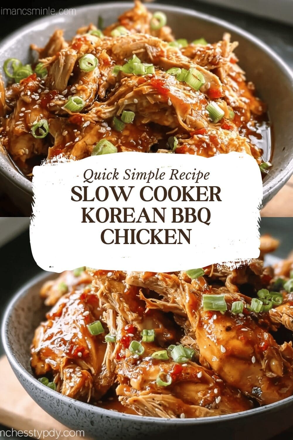 Slow Cooker Korean Bbq Chicken