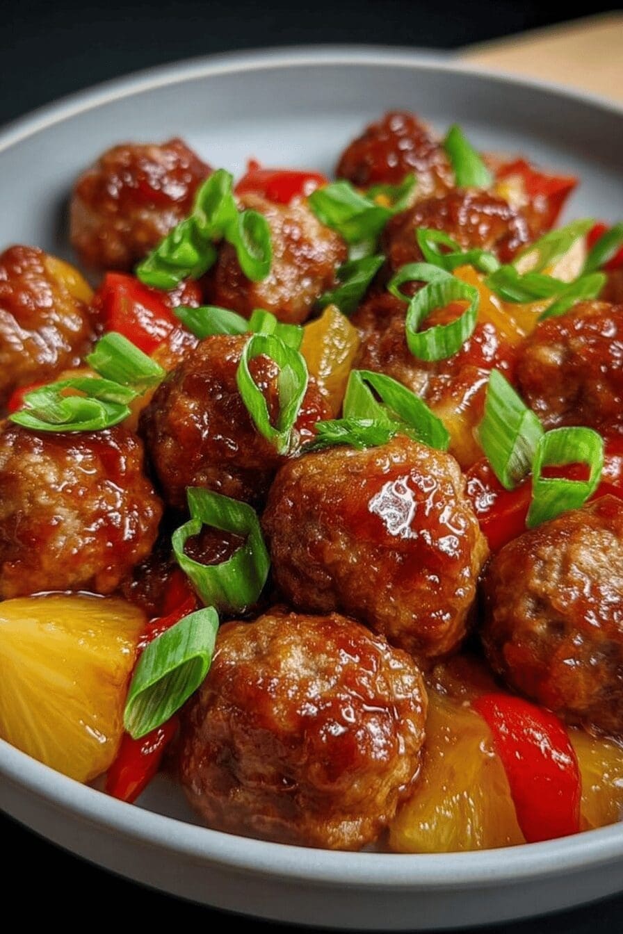 Sweet And Sour Meatballs Recipe With Tangy Glaze And Easy Preparation 6 Sweet And Sour Meatballs