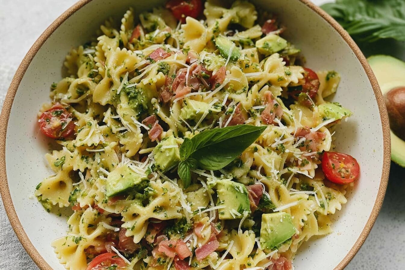 Creamy Avocado Pasta Sauce Recipe For Vibrant Green Pasta 6 Avocado Basil Pasta