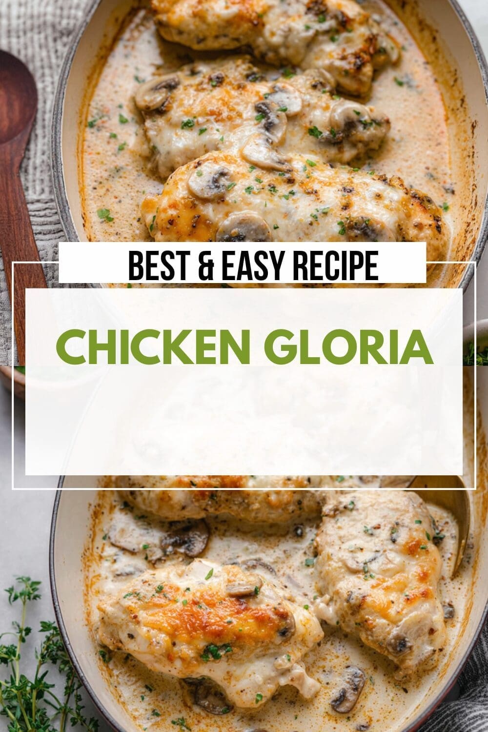 Chicken Gloria Recipe With Creamy Sauce And Mushrooms 7 Chicken Gloria