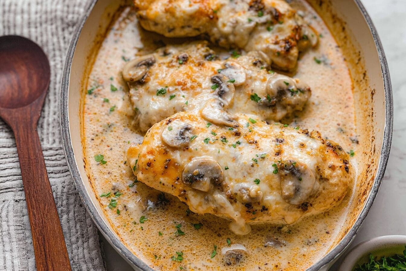 Chicken Gloria Recipe With Creamy Sauce And Mushrooms 6 Chicken Gloria