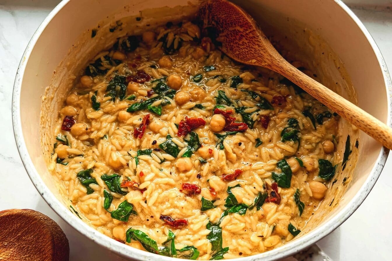 Chickpeas And Orzo