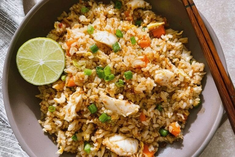 Crab Fried Rice Recipe With Fresh Seafood And Flavorful Spices 8 Crab Fried Rice 74.Png
