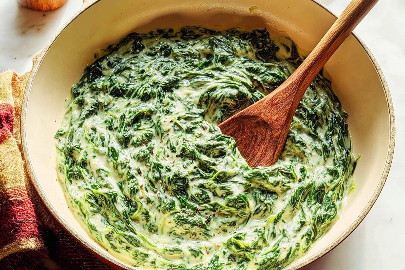 Creamed Spinach Recipe With Rich, Creamy Texture And Simple Ingredients 6 Creamed Spinach