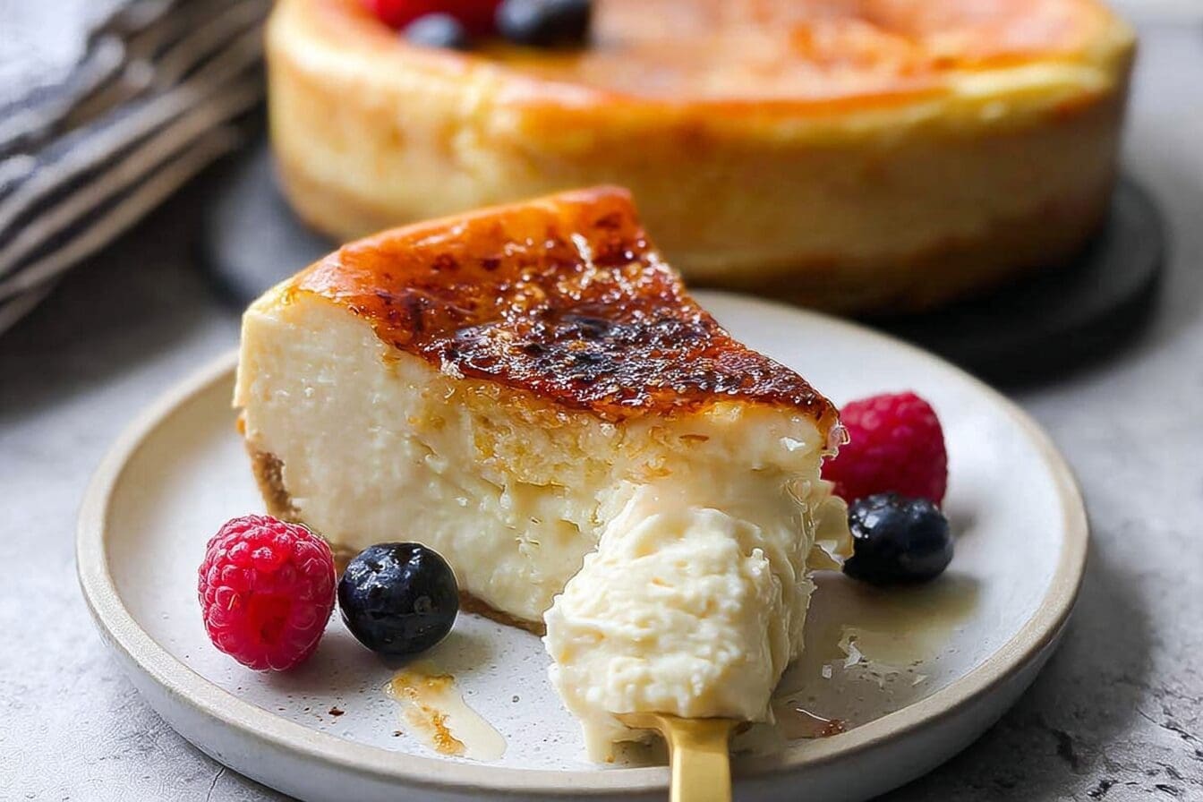Crème Brûlée Cheesecake Recipe With Creamy Texture And Caramelized Topping 6 Creme Brulee Cheesecake