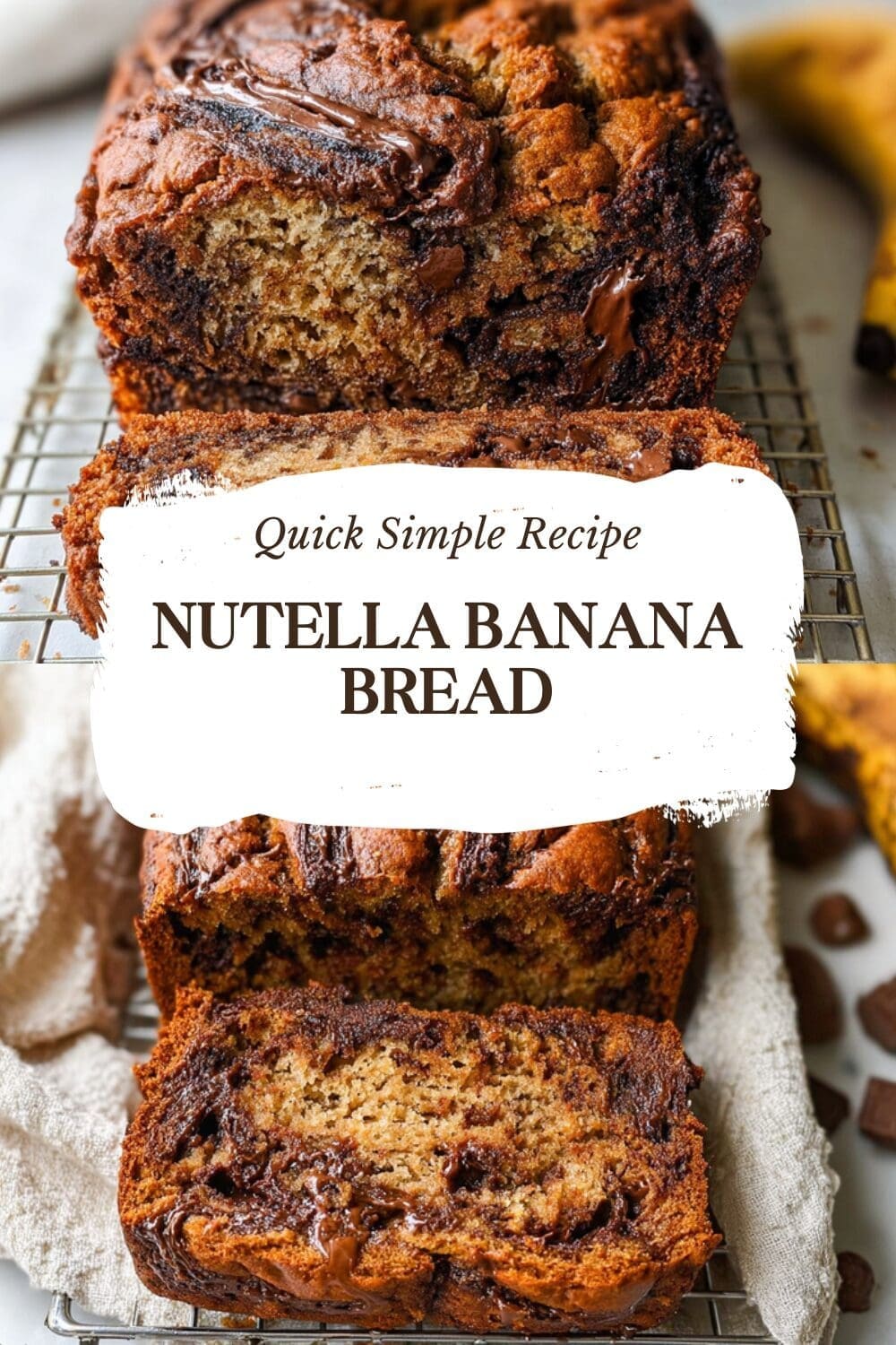 Nutella Banana Bread