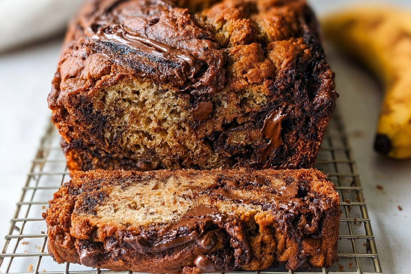 Nutella Banana Bread