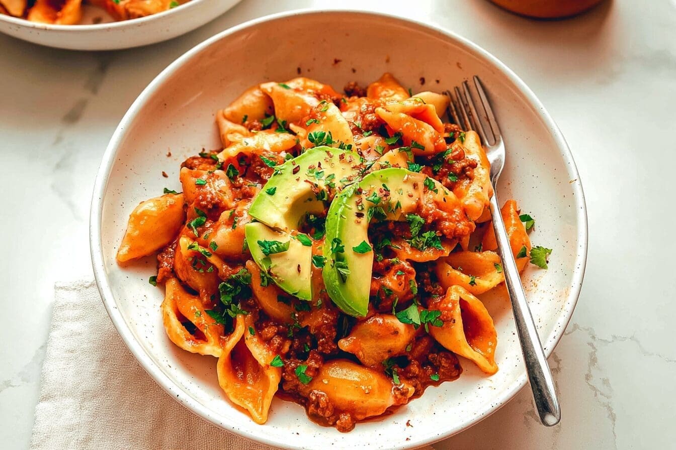 One Pot Cheesy Taco Pasta Recipe For Quick And Tasty Meals 6 One Pot Cheesy Taco Pasta