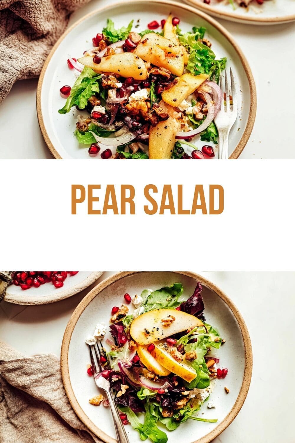 Pear Salad With Balsamic And Toasted Walnuts Recipe 7 Pear Salad